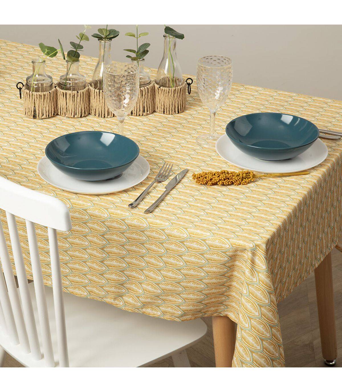 Nappe anti-tache tissu imprimé Soan 140 x 240 cm - Image 3