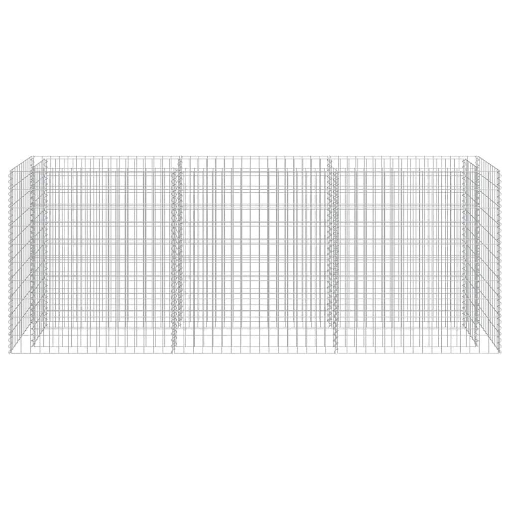Vidaxl - Lit surélevé à gabion Acier galvanisé 270x50x100 cm vidaXL 143562 - Image 5