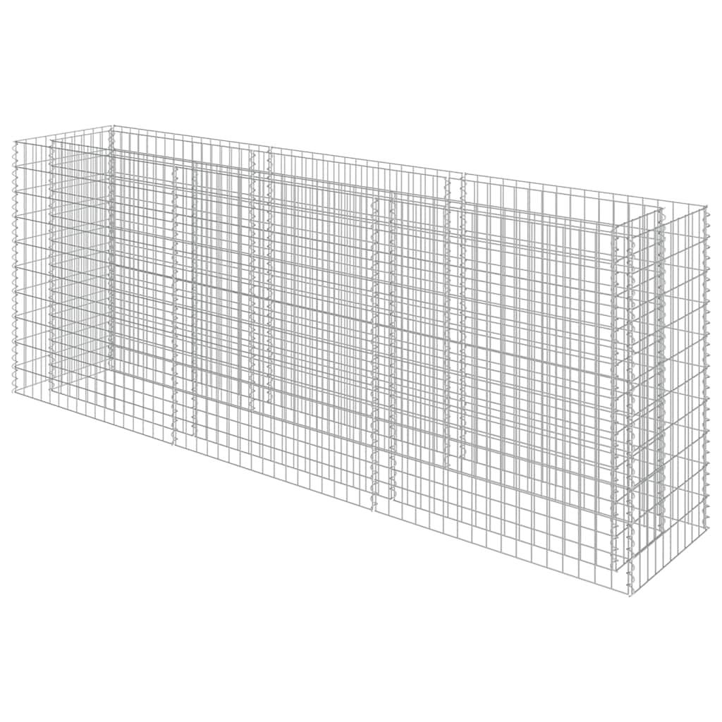 Vidaxl - Lit surélevé à gabion Acier galvanisé 270x50x100 cm vidaXL 143562 - Image 2