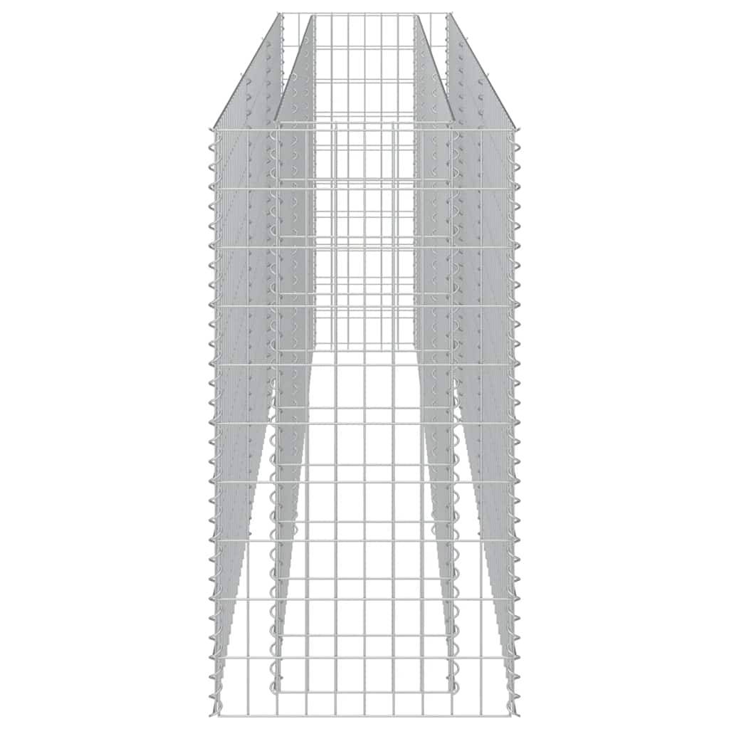 Vidaxl - Lit surélevé à gabion Acier galvanisé 270x50x100 cm vidaXL 143562 - Image 6