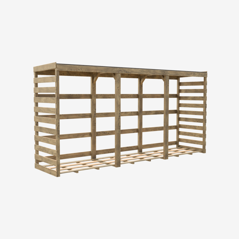 Cerland - ABRI BUCHES BOIS XXL 356X82X174CM - Image 1
