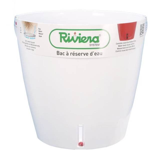 Riviera - Riviera Pot Rond Eva New En Plastique - O 46 Cm - 49 L - Blanc - Image 2