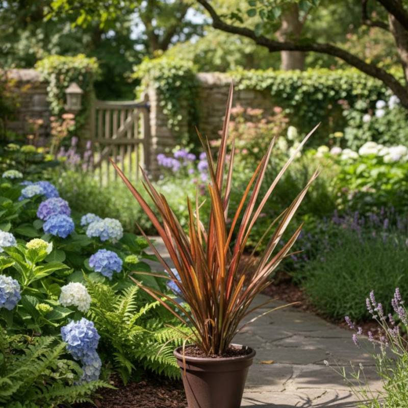 Lin de Nouvelle-Zélande Flamingo, Phormium - Pot de 4L - 20/40 cm - Image 2