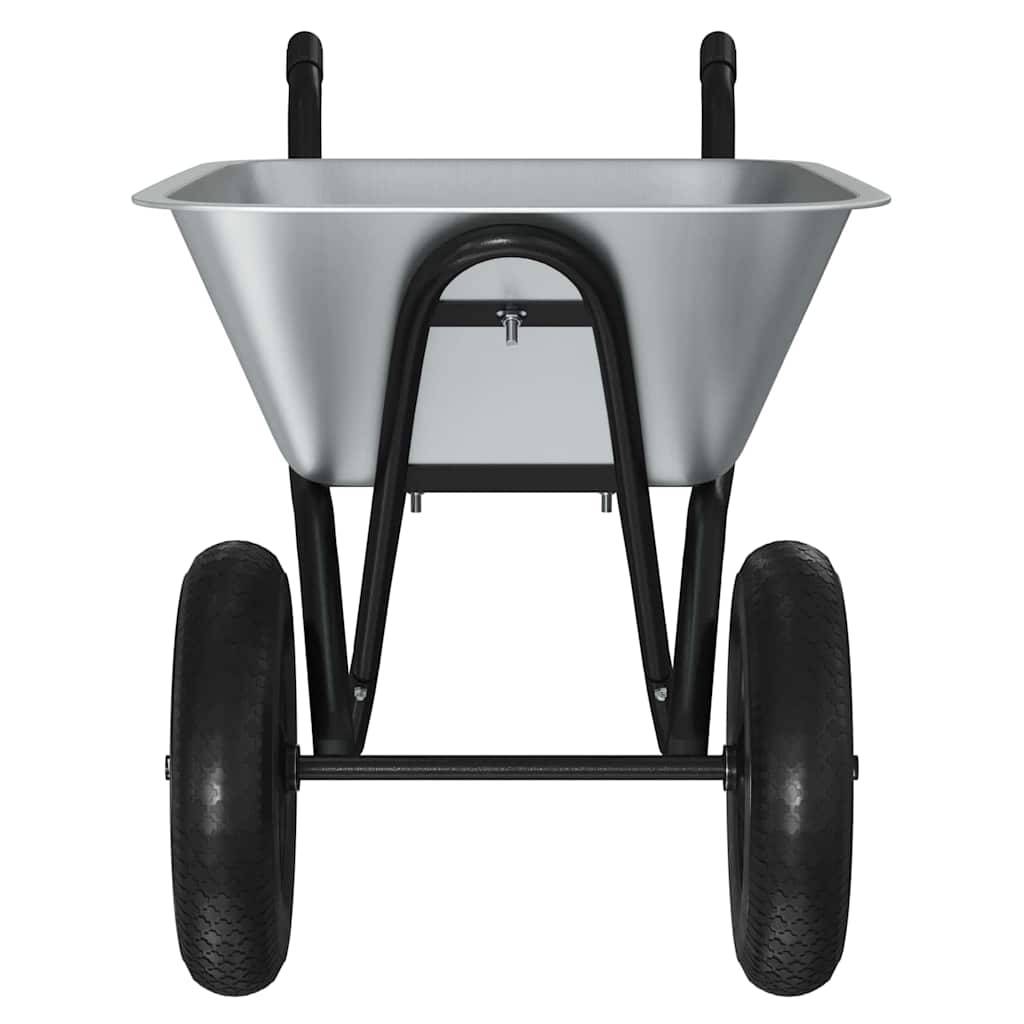 PANGIVO - Brouette acier argent et noir 137 x 60 x 65.5 cm - PANGIVO - Image 5