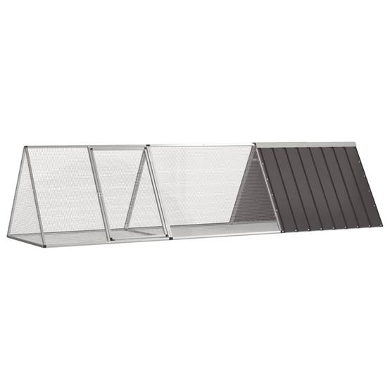 Clapier extérieur modulable acier galvanisé pour lapin Anthracite – ComfortXL Outdoor Living - Image 1
