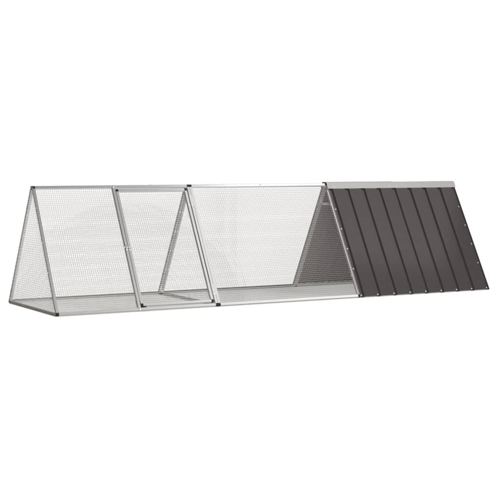 Clapier extérieur modulable acier galvanisé pour lapin Anthracite – ComfortXL Outdoor Living