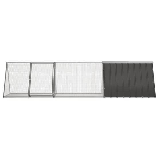 Clapier extérieur modulable acier galvanisé pour lapin Anthracite – ComfortXL Outdoor Living - Image 3