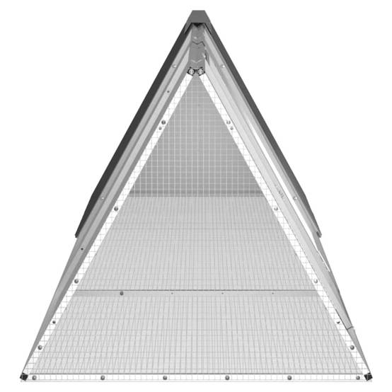 Clapier extérieur modulable acier galvanisé pour lapin Anthracite – ComfortXL Outdoor Living - Image 4
