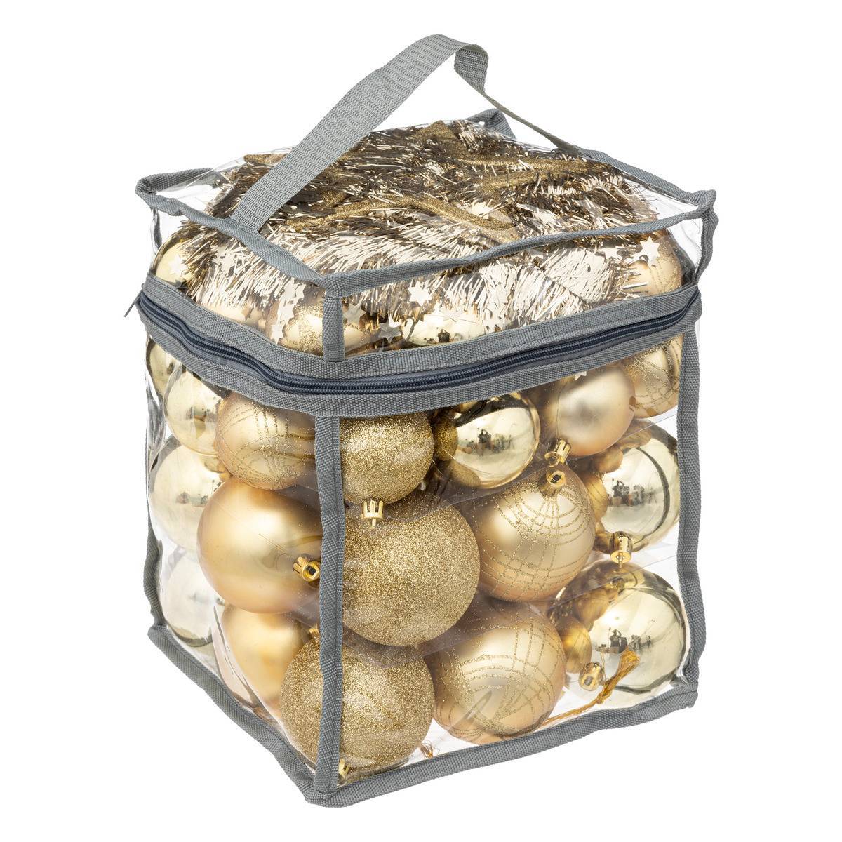 Fééric Lights & Christmas - Boule de Noël kit 52 pièces doré FEERIC LIGHTS & CHRISTMAS