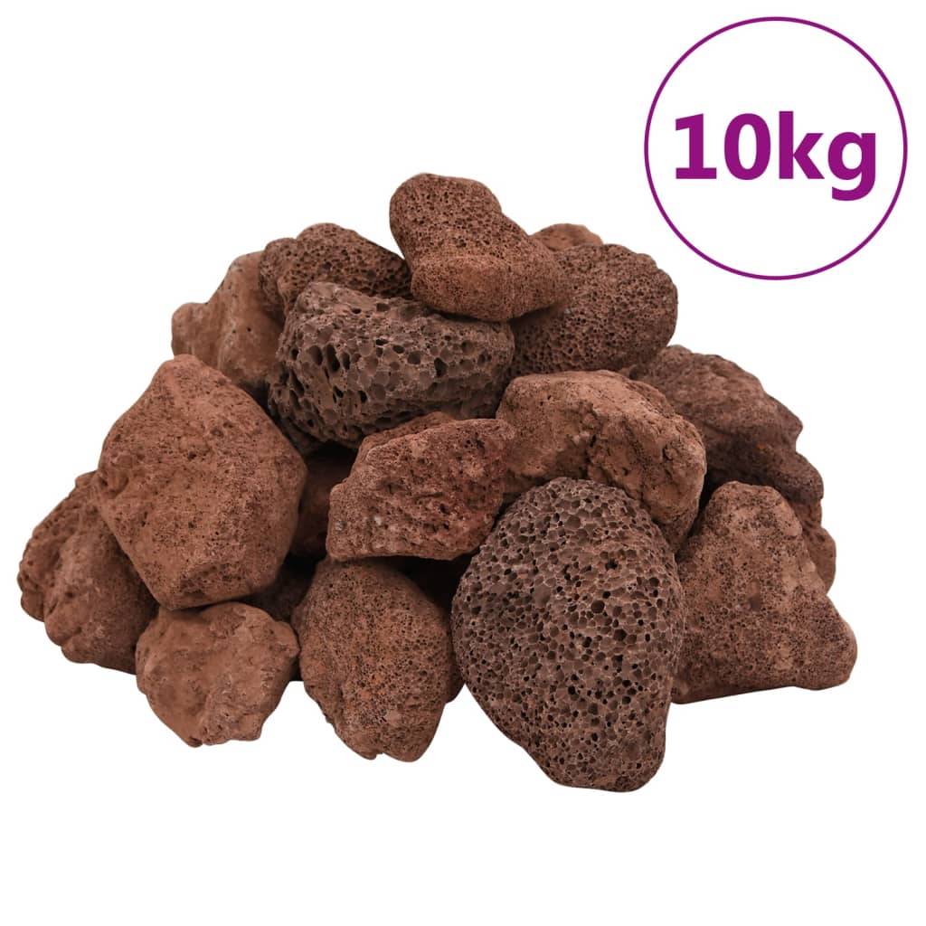 ComfortXL - Pierres de Lave pour Aquascaping et Paillage Décoratif 10 kg Rouge 5-8 cm - ComfortXL Outdoor Living - Image 2