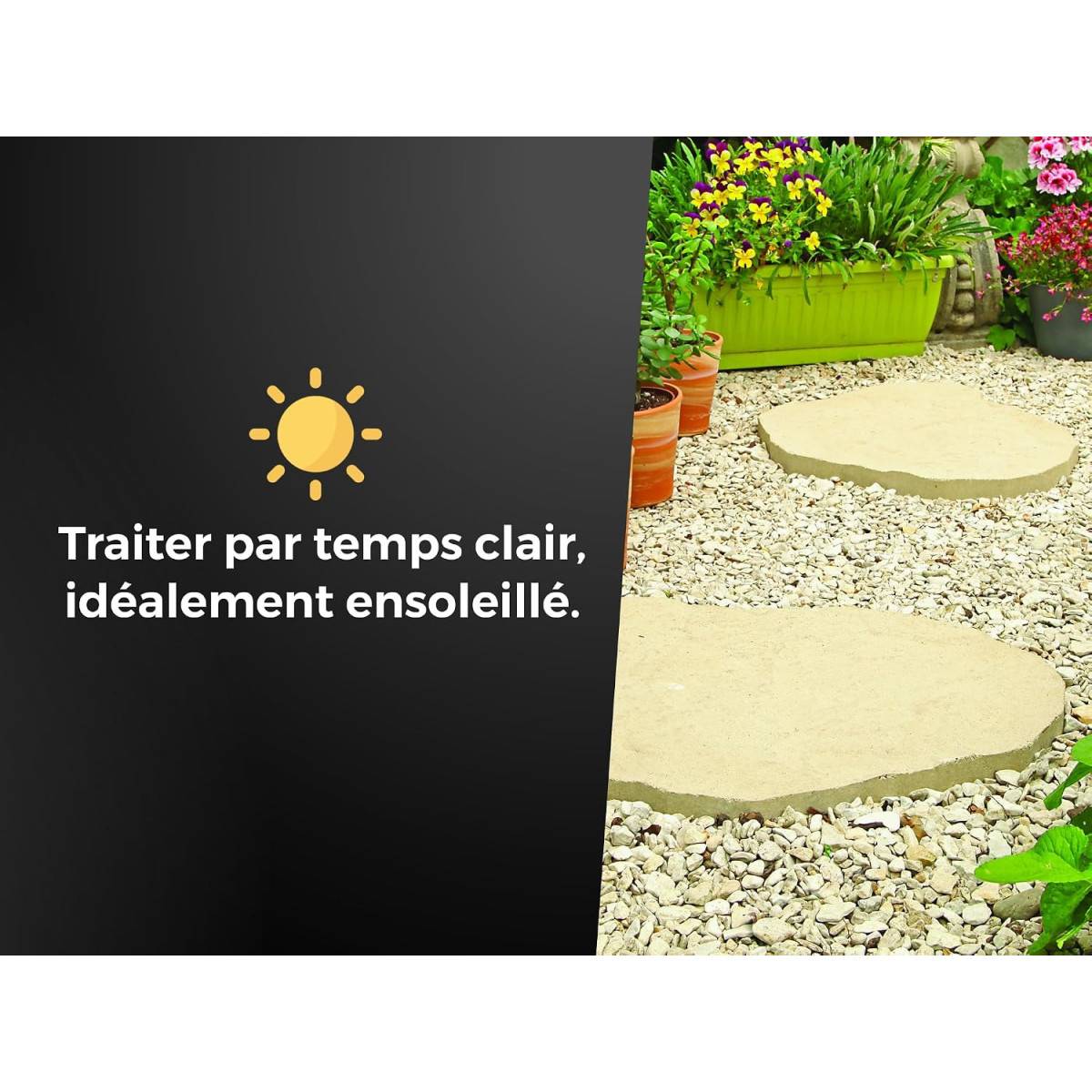 0 - Désherbant Anti-Mauvaises Herbes et Mousses | Spécial - Cours, Allées, Terrasses | Ultra-concentré 400 ml - Image 8