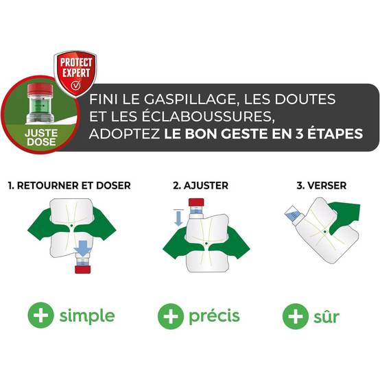 0 - Désherbant Anti-Mauvaises Herbes et Mousses | Spécial - Cours, Allées, Terrasses | Ultra-concentré 400 ml - Image 7