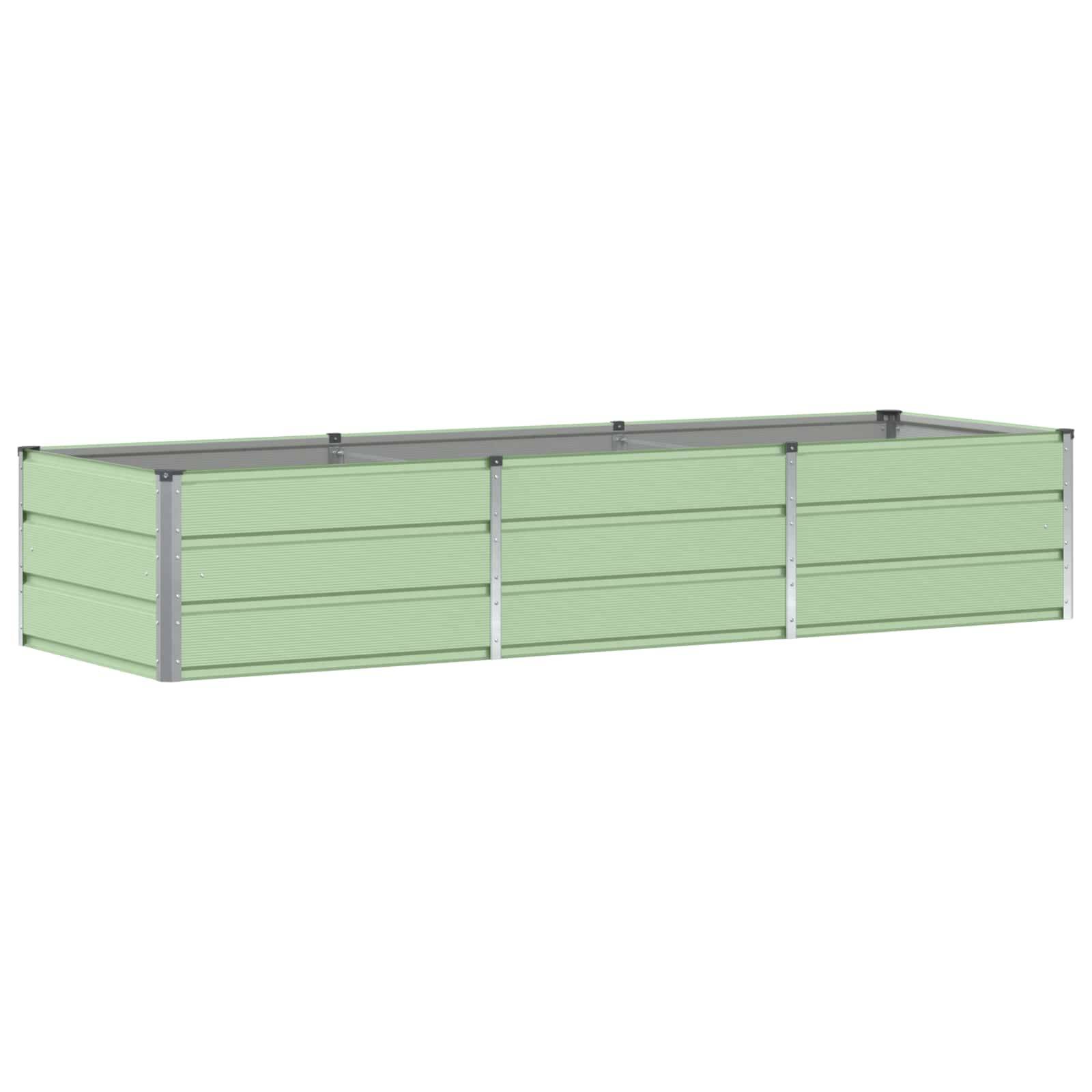 PANGIVO - Jardinière Acier Vert 240 x 80 x 45 cm - PANGIVO - Image 2