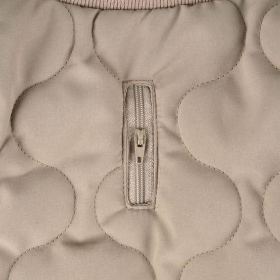 Love Story - Manteau Matelassé Pour Chien "Teddy" 40cm Beige - Image 3