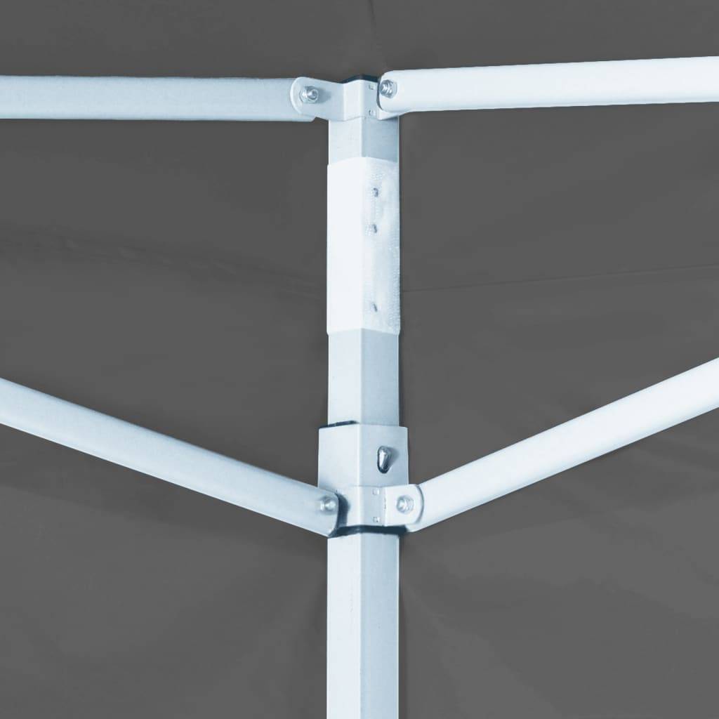 Tente de réception acier et tissu Oxford anthracite 291 x 291 x 315 cm - PANGIVO - Image 9