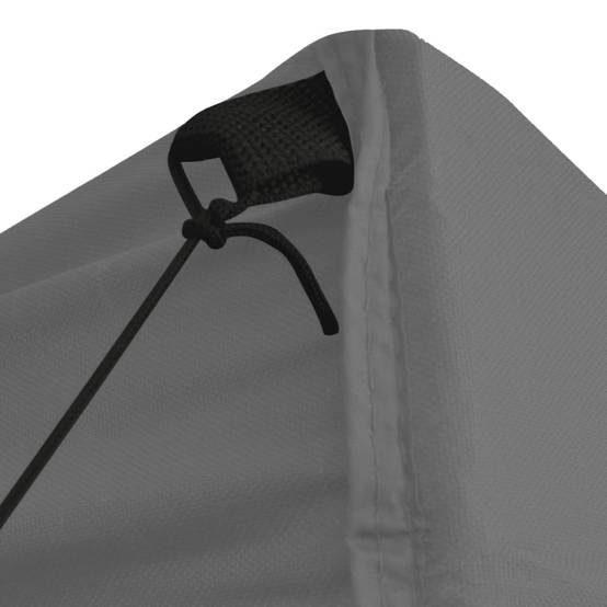 Tente de réception acier et tissu Oxford anthracite 291 x 291 x 315 cm - PANGIVO - Image 5