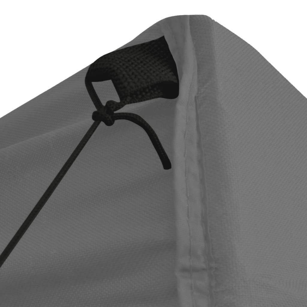 Tente de réception acier et tissu Oxford anthracite 291 x 291 x 315 cm - PANGIVO - Image 5