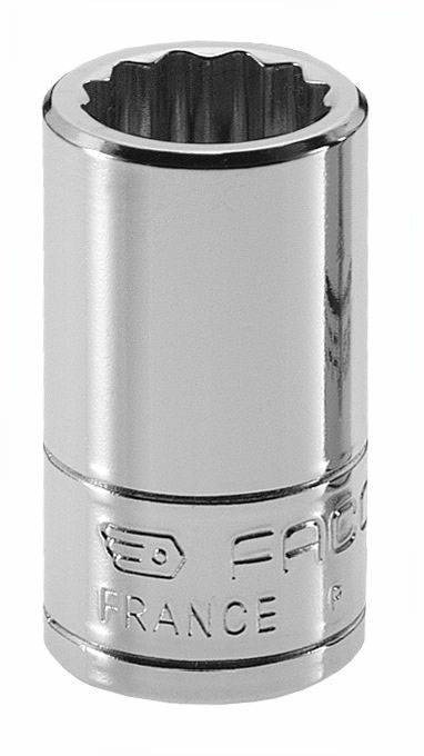 Douille 1/4'' 12 pans métriques diamètre 13mm longueur 22mm - FACOM - R.13E - Image 1