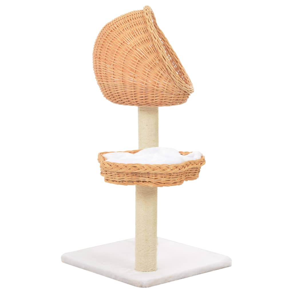 Vidaxl - Arbre à chat avec griffoir en sisal Naturel Bois de saule vidaXL 170725 - Image 3