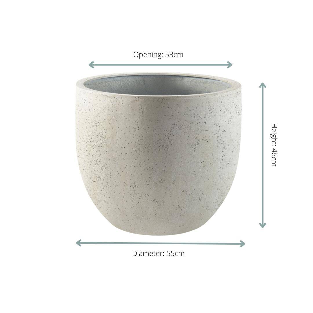 Pot Grigio Blanc Antique 55 cm- La Green Touch - Image 2