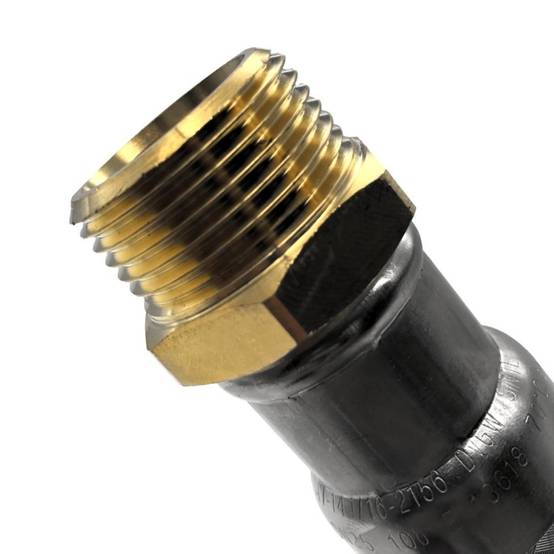 Flexible droit Ø24mm raccordements Mâle - Femelle 1'' Longueur 50cm - Image 6