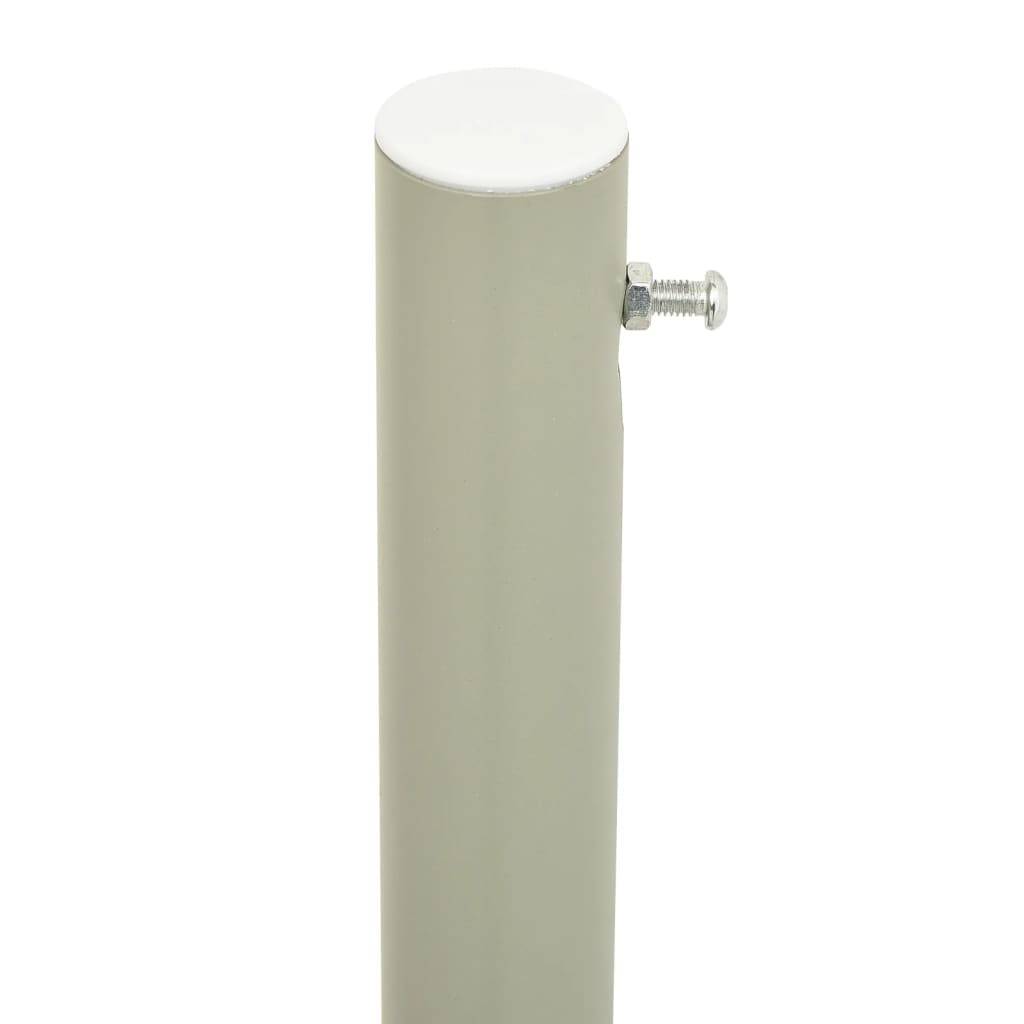 Helloshop26 - Auvent paravent store brise-vue latéral rétractable de patio jardin terrasse balcon protection visuelle écran 160 x 300 cm gris - Image 3