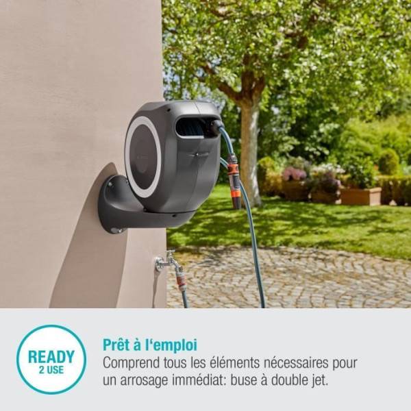 Gardena - Dévidoir automatique mural RollUp M 20 m Gardena - Image 6