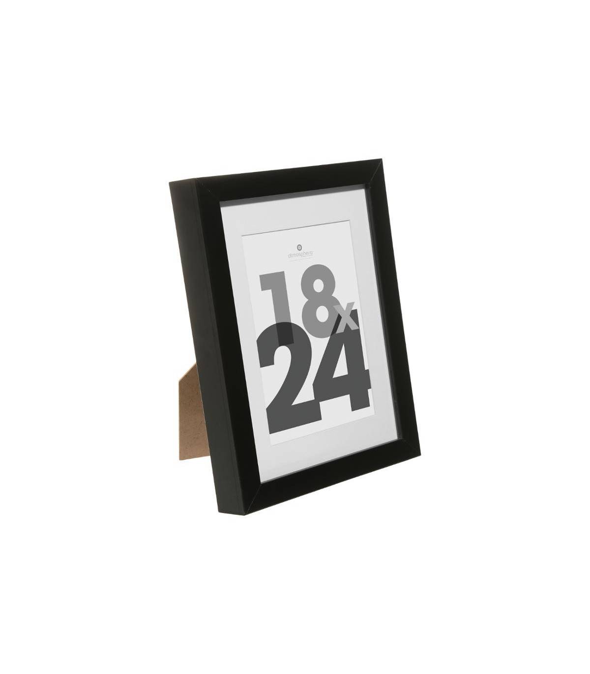 Cadre photo en Bois Noir pour Photo 18 x 24 cm - Image 2