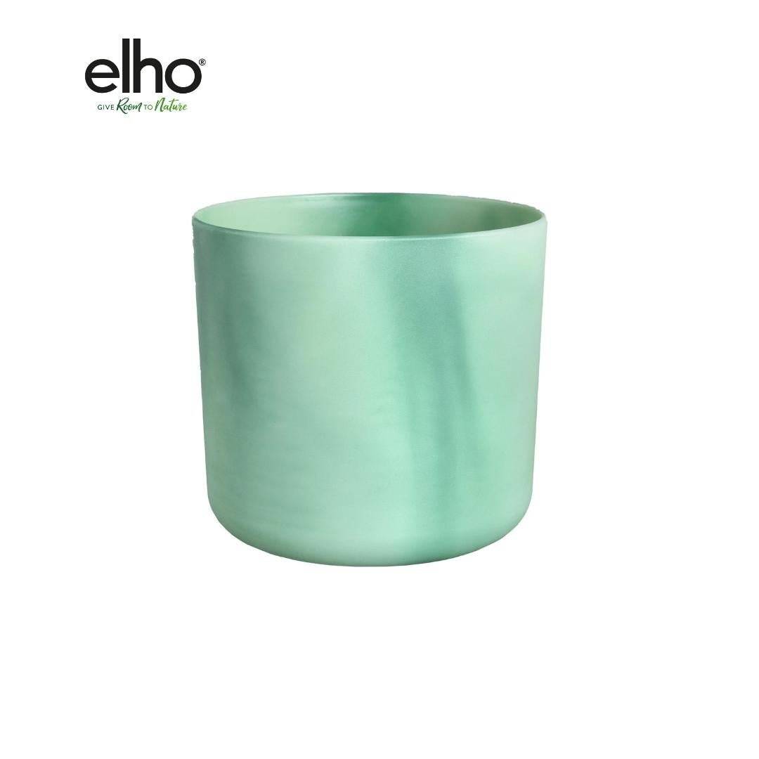 Pot Elho Ocean Round vert pacific 18 cm- La Green Touch