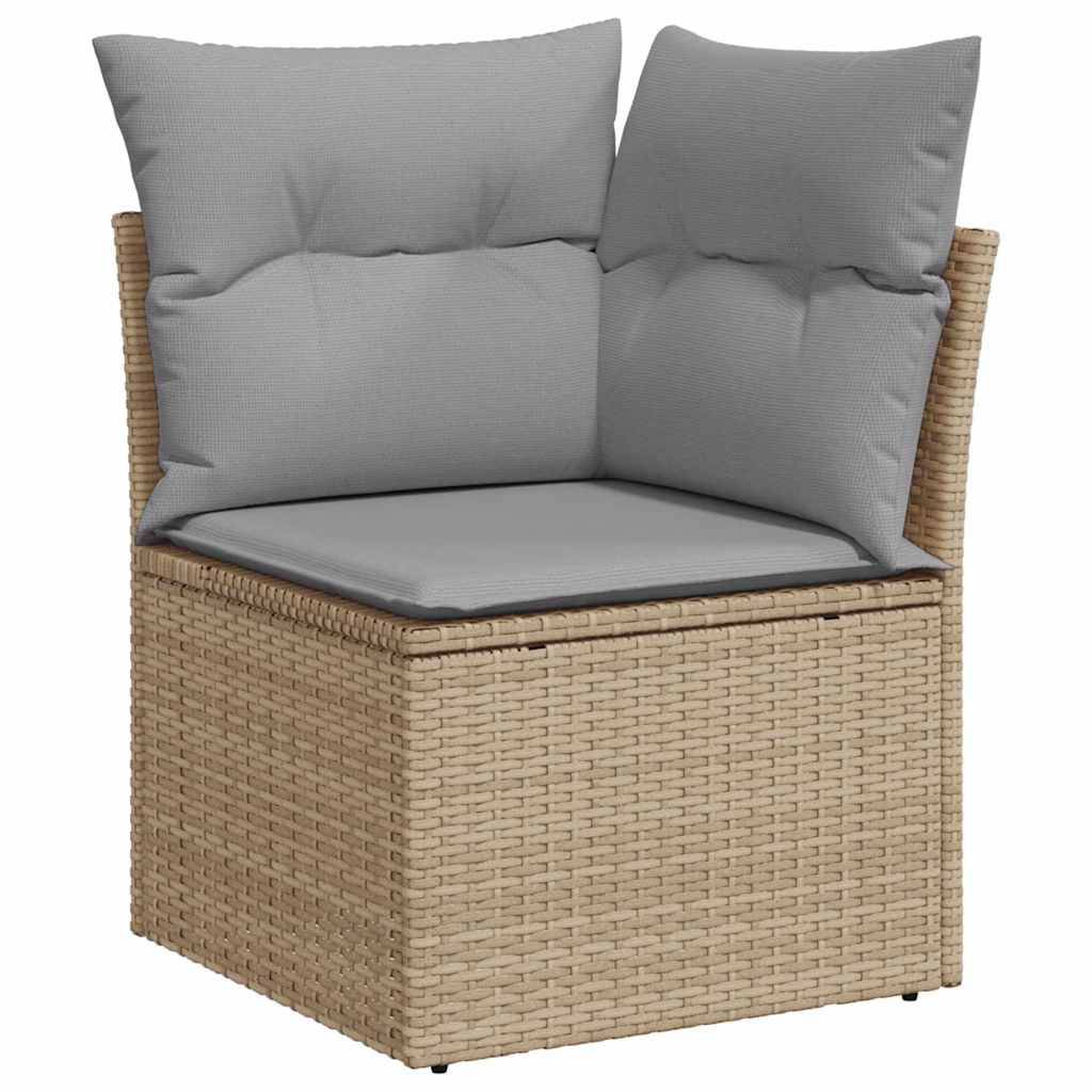 ComfortXL - Salon de jardin modulable 6 pièces en résine tressée et acier pour terrasse Beige – ComfortXL Outdoor Living - Image 7