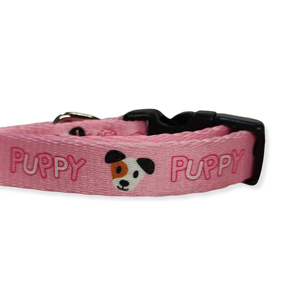 animallparadise - Collier PUPPY MASCOTTE rose 13 mm, 25 à 39 cm pour chiots - Image 4