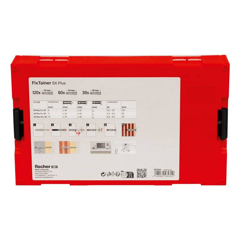 Fischer - Coffret FixTainer chevilles SX Plus 6,8 / 10 FISCHER 567904 sans vis Fischer - Image 4