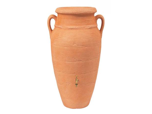 Garantia - Kit Amphore Antik - Bac à Plantes + Collecteur + Robinet - 250 L Terracotta -garantia