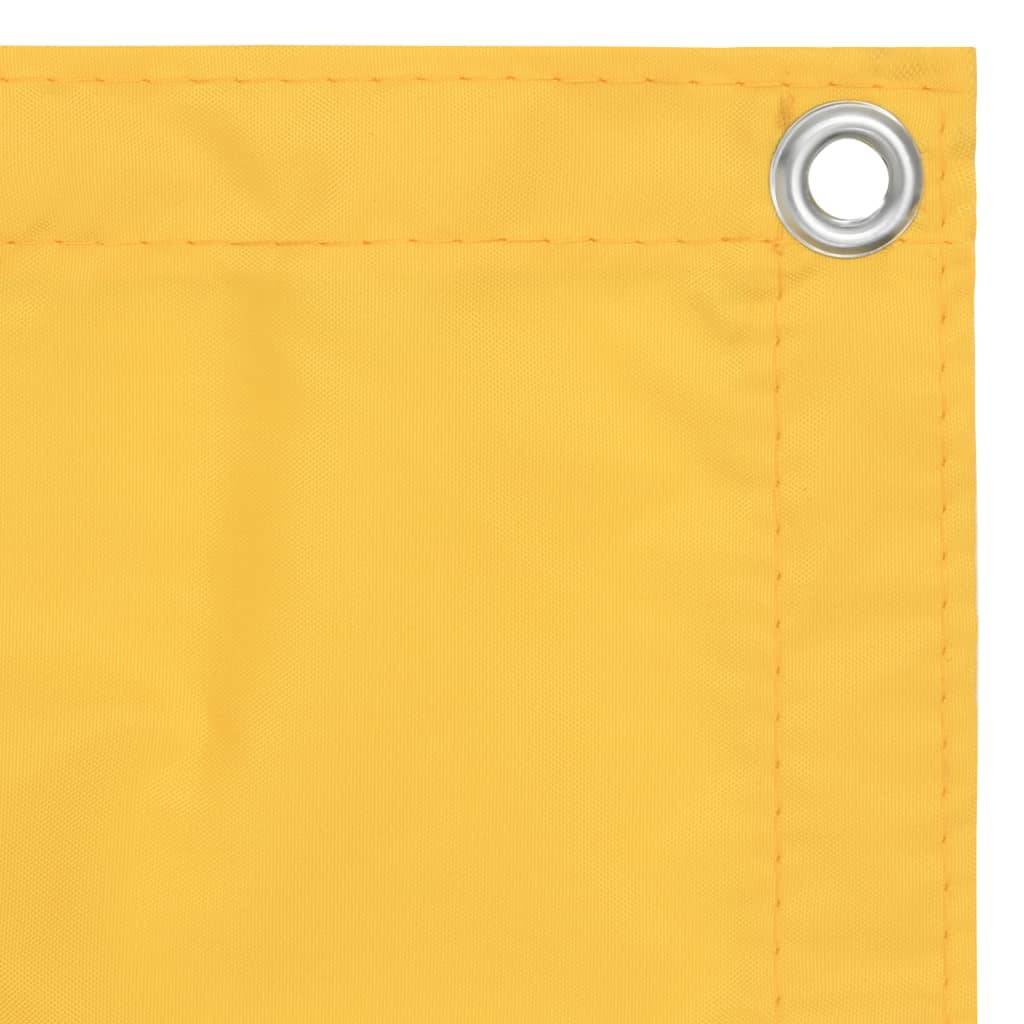 Helloshop26 - Écran de balcon brise pare vue protection confidentialité 75 x 500 cm tissu oxford jaune - Image 2
