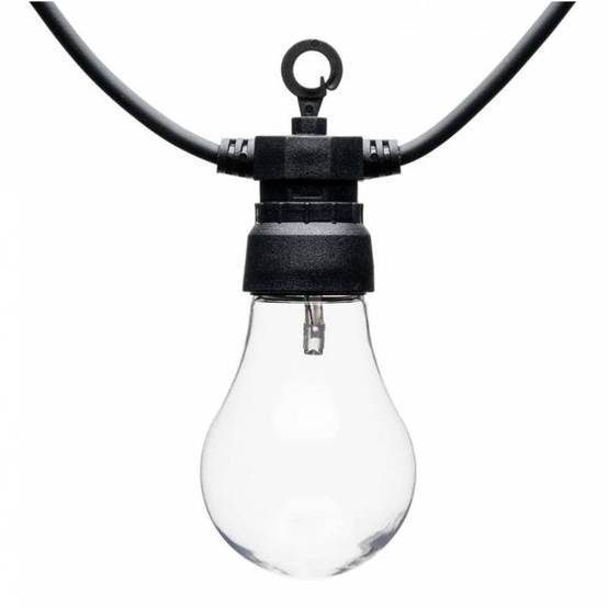 guirlande lumineuse guinguette 12M 30 ampoules transparente blanc chaud chic Lotti - Image 4