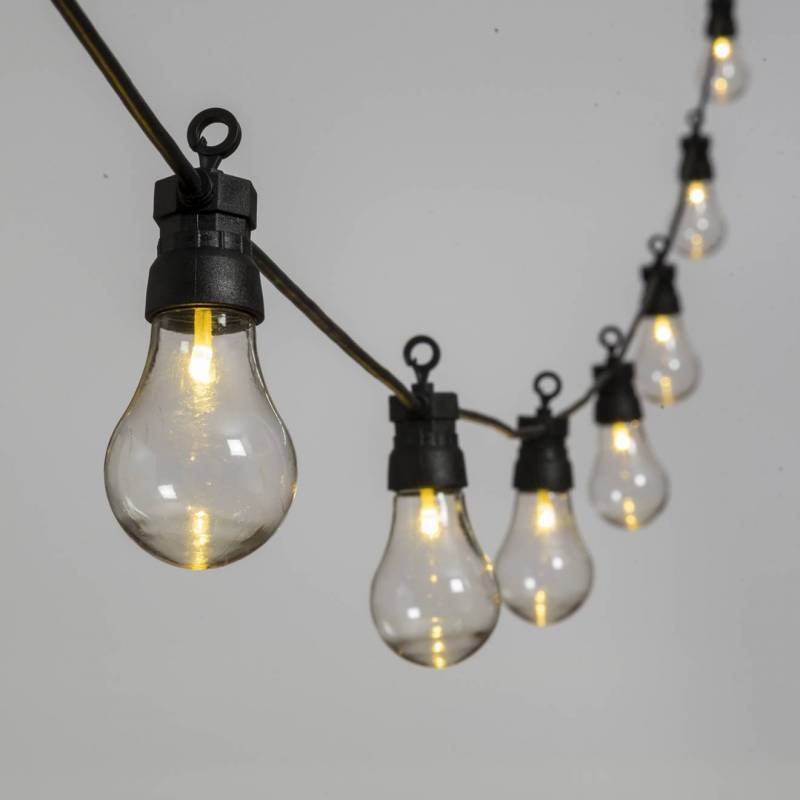 guirlande lumineuse guinguette 12M 30 ampoules transparente blanc chaud chic Lotti - Image 2
