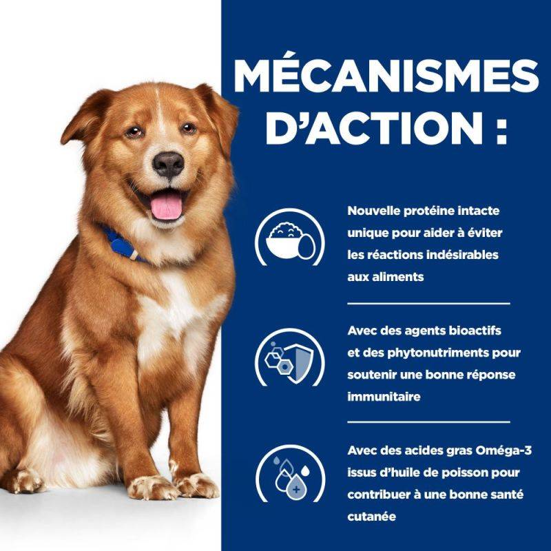 CROQUETTES CHIEN ADULT PRESCRIPTION DIETS DERM COMPLETE - HILL'S 12 kg - Image 5