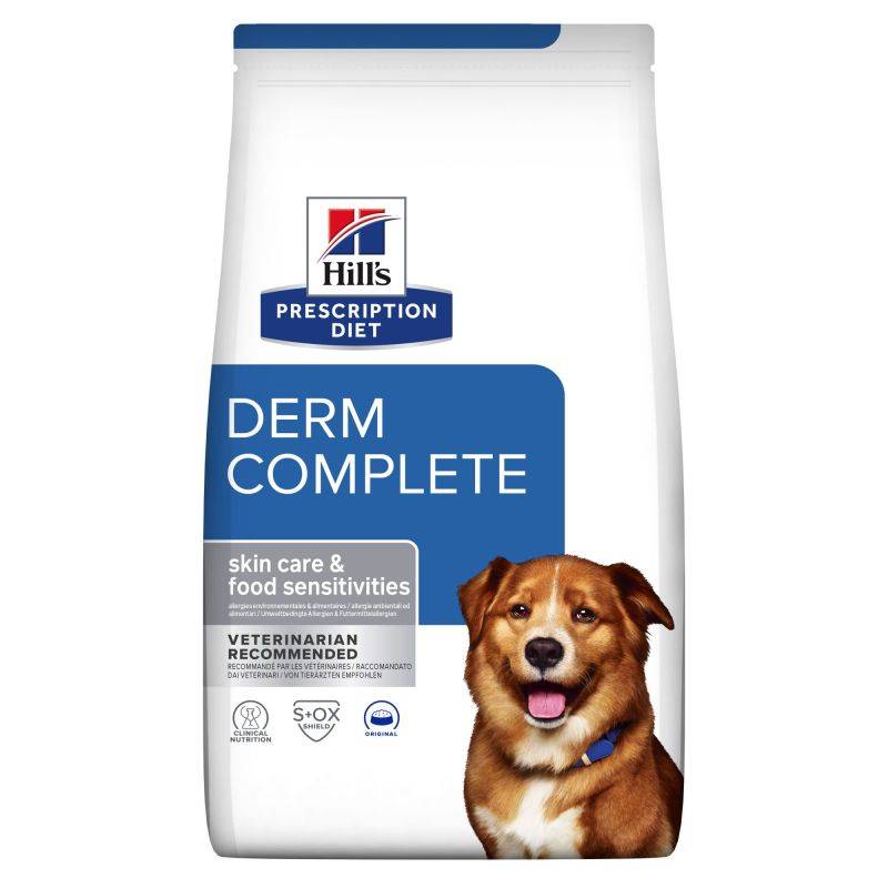 CROQUETTES CHIEN ADULT PRESCRIPTION DIETS DERM COMPLETE - HILL'S 12 kg