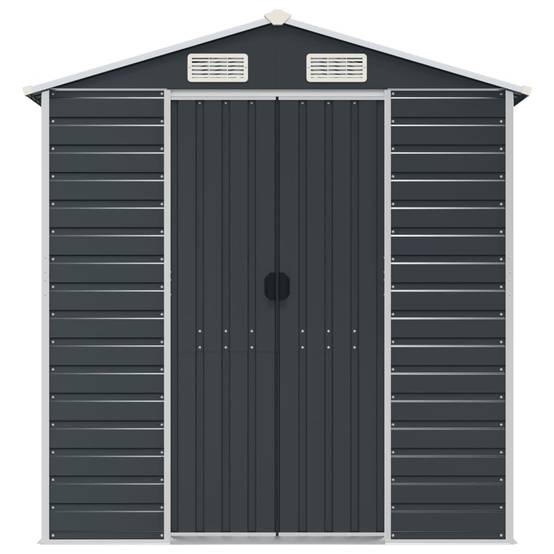 Vidaxl - Abri de jardin anthracite 191x980x198 cm acier galvanisé vidaXL 3188263 - Image 10