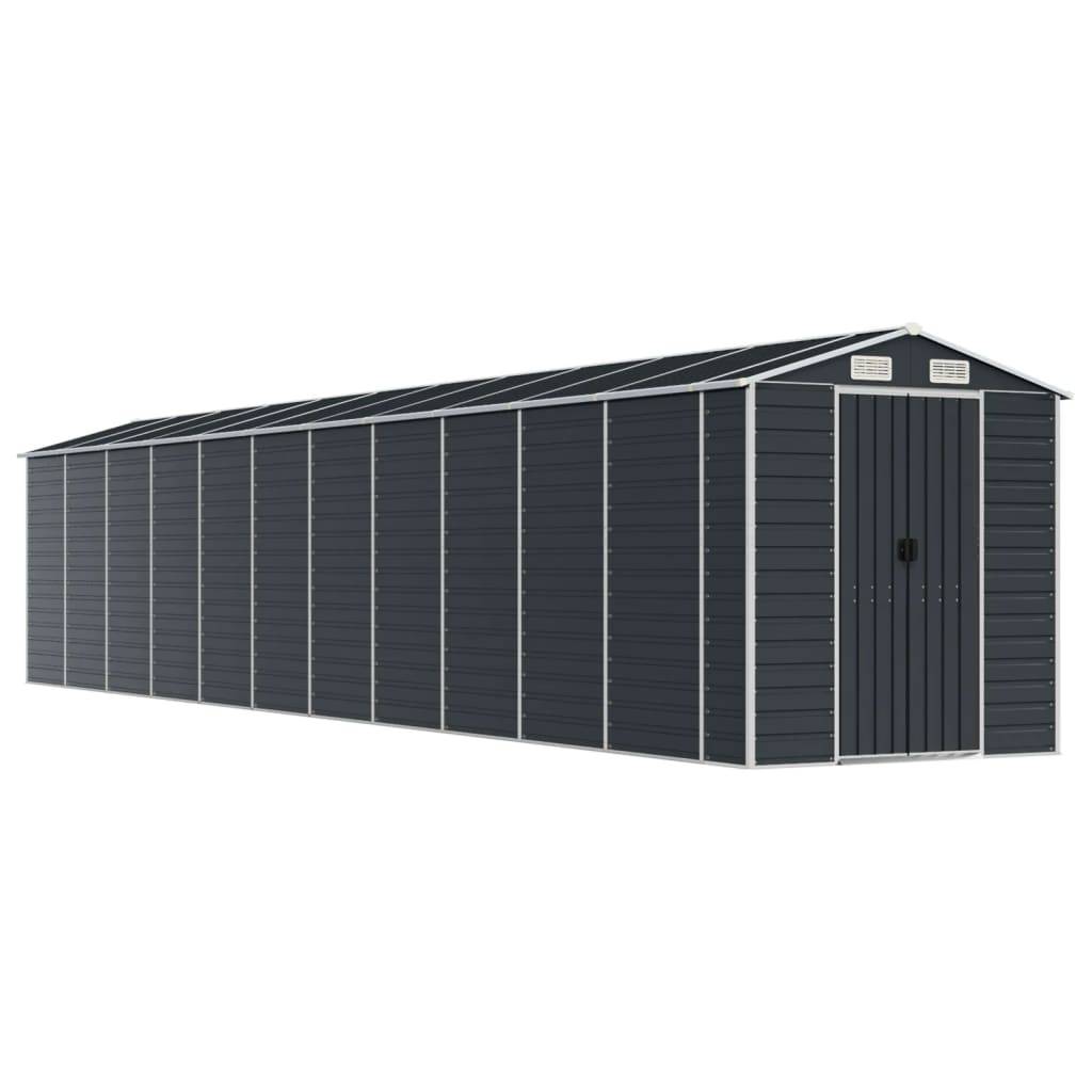 Vidaxl - Abri de jardin anthracite 191x980x198 cm acier galvanisé vidaXL 3188263 - Image 2