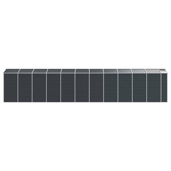 Vidaxl - Abri de jardin anthracite 191x980x198 cm acier galvanisé vidaXL 3188263 - Image 7