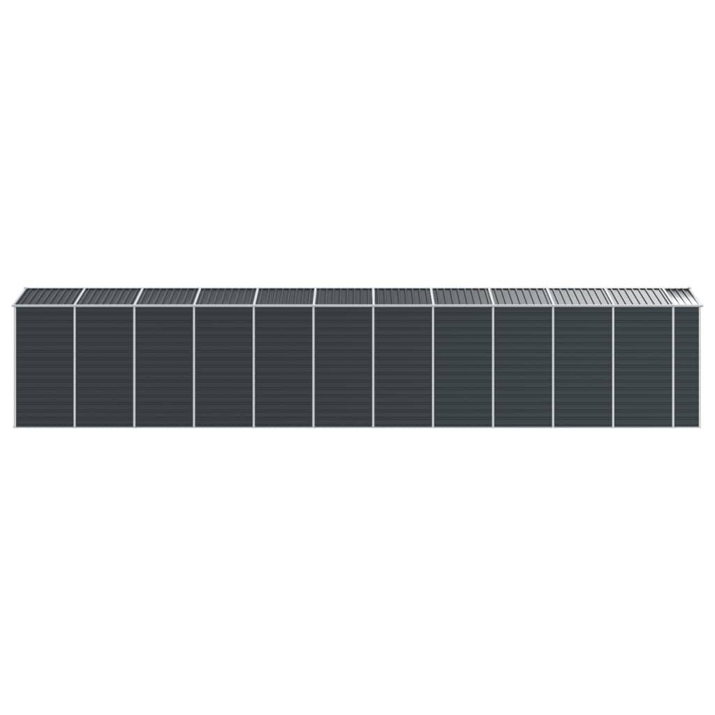 Vidaxl - Abri de jardin anthracite 191x980x198 cm acier galvanisé vidaXL 3188263 - Image 7