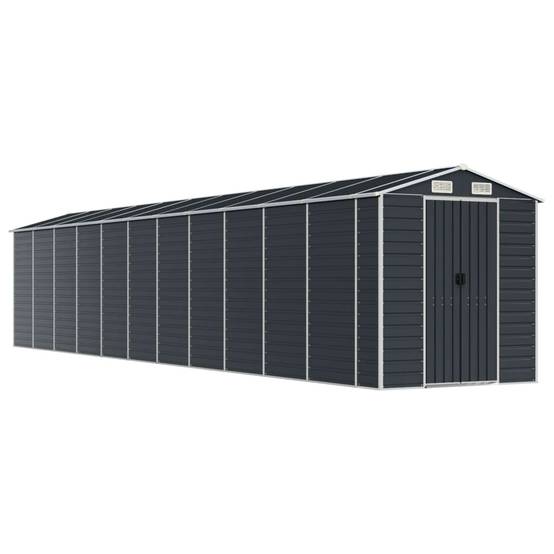 Vidaxl - Abri de jardin anthracite 191x980x198 cm acier galvanisé vidaXL 3188263 - Image 2