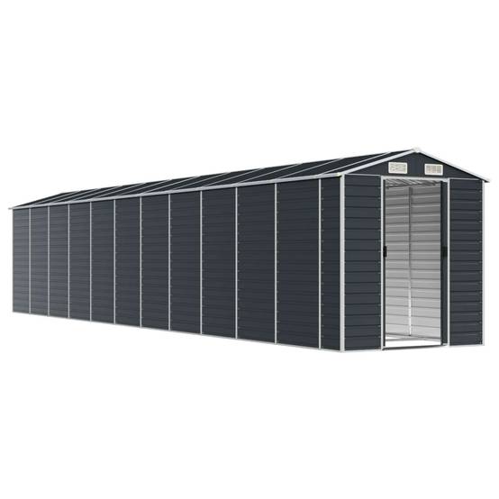 Vidaxl - Abri de jardin anthracite 191x980x198 cm acier galvanisé vidaXL 3188263 - Image 9