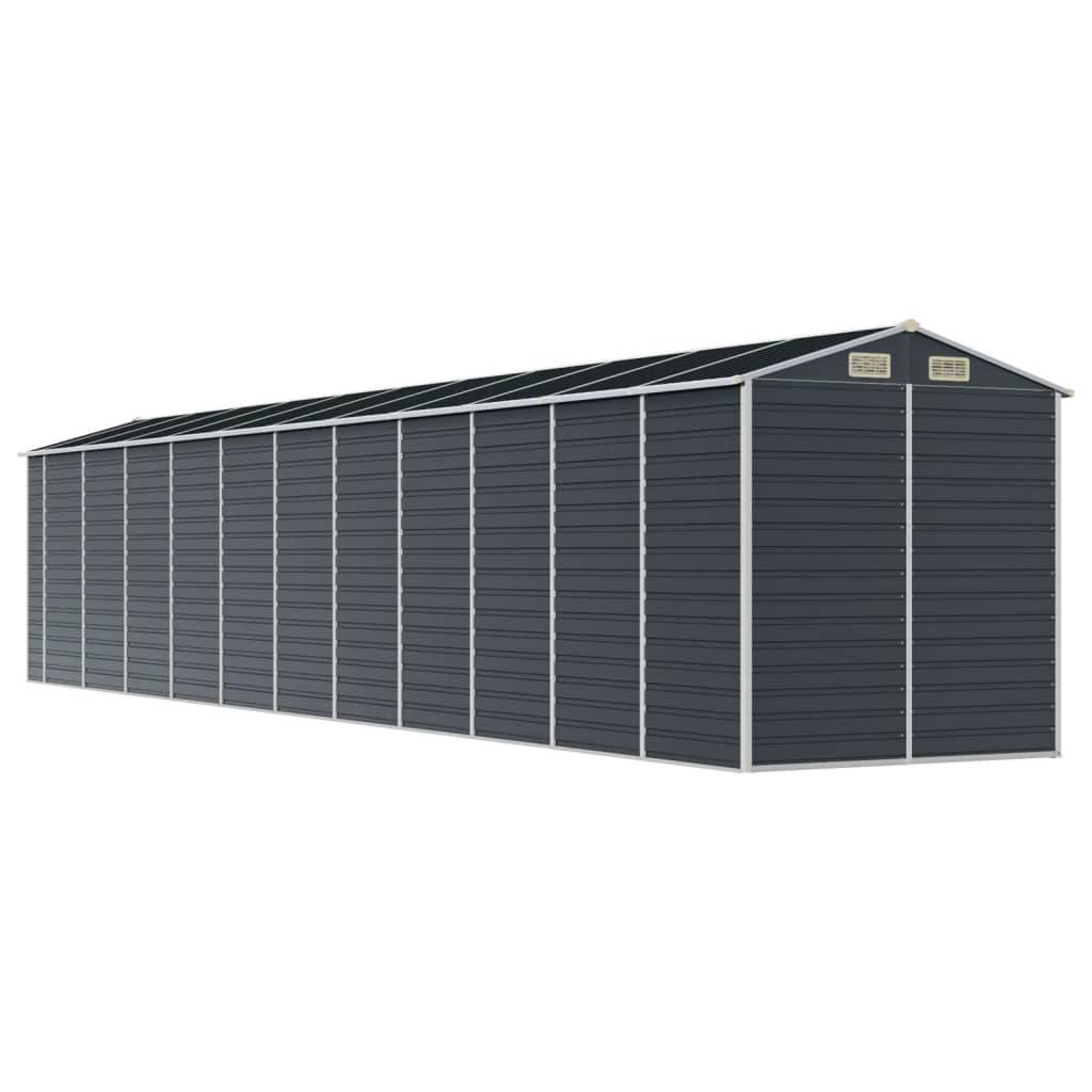Vidaxl - Abri de jardin anthracite 191x980x198 cm acier galvanisé vidaXL 3188263 - Image 8
