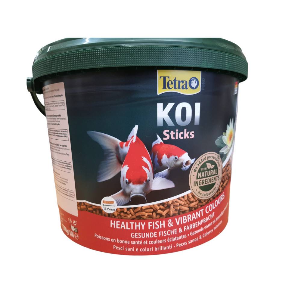 Tetra - Aliment complet flottant Koï stick 10 litres , 1,5 kg pour carpes koï de bassin - Image 3