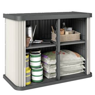 Coffre de rangement polypropylène marron clair 120.5 x 59.5 x 92 cm - PANGIVO
