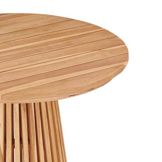 Table d'appoint Bois de Teck Massif Marron 70 x 70 x 75 cm, Poids :15.1kg - PANGIVO - Image 5
