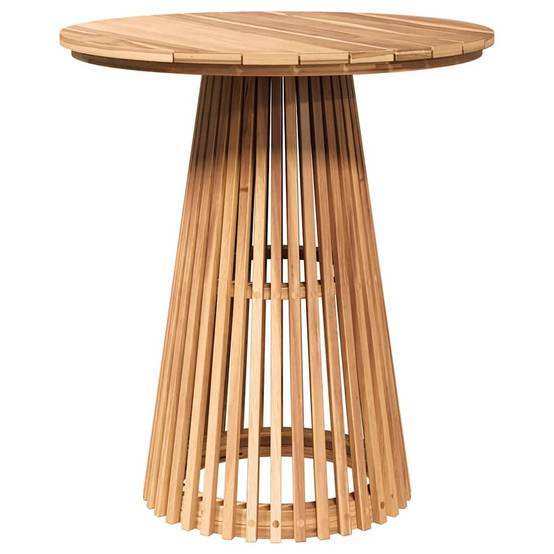 Table d'appoint Bois de Teck Massif Marron 70 x 70 x 75 cm, Poids :15.1kg - PANGIVO - Image 2