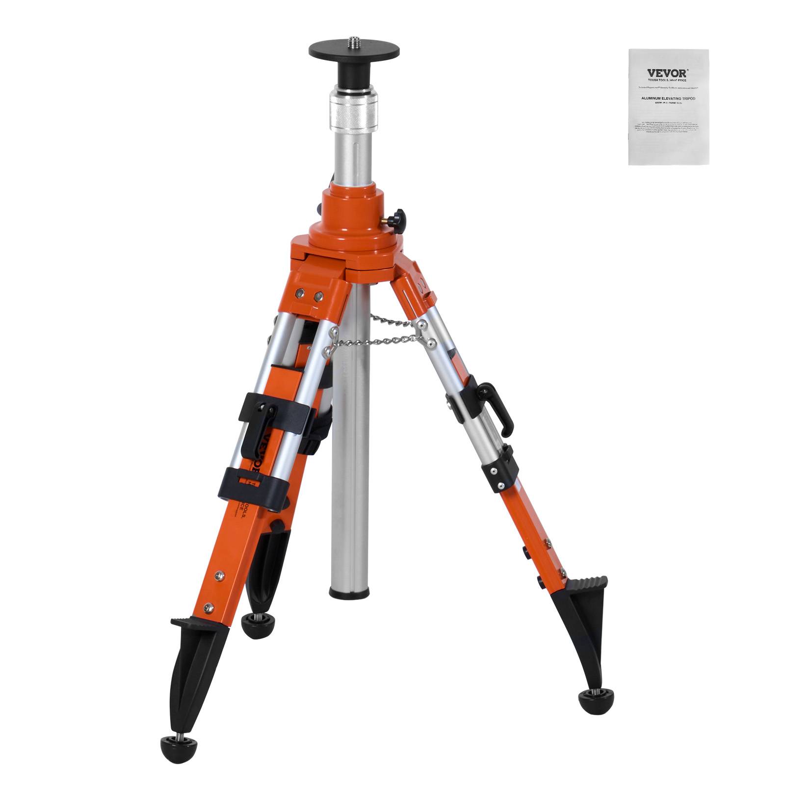 Vevor - VEVOR Trépied niveau laser 5/8"-11, hauteur 69-172cm, robuste, niveau, limiteur, pieds antidérapants.